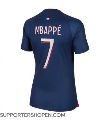 Paris Saint-Germain Kylian Mbappe #7 Hemma Matchtröja Dam 2023-24 Kortärmad